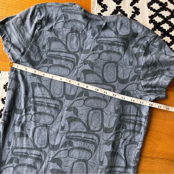 Wild Coast Blue Alaskan Graphic Ladies Tee Shirt size large L - Picture 7 of 9